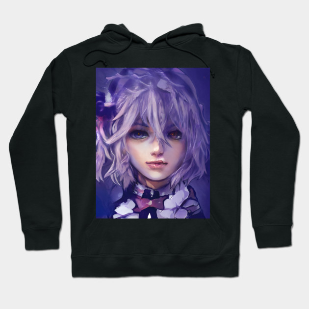 anime art manga kawaii Hoodie by animegirlnft