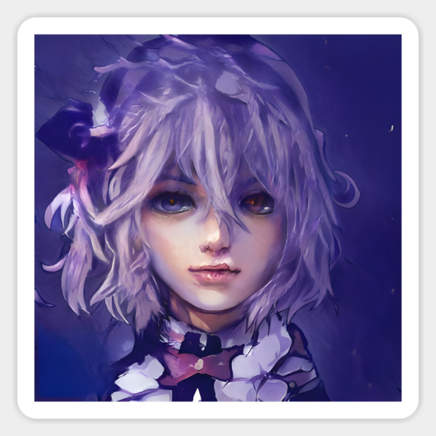 anime art manga kawaii Magnet by animegirlnft