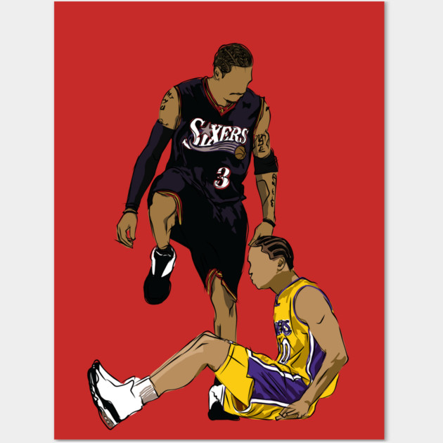 Wallpaper Iverson Stepping Over Tyronn Lue Allen Iverson Step Over