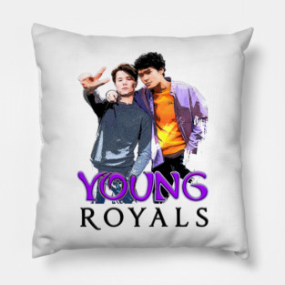 Simon and Wilhelm from the TV show - Young Royals Pillow