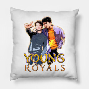Simon and Wilhelm from the TV show - Young Royals Pillow