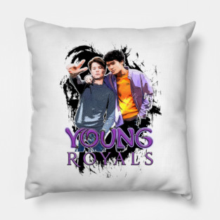 Simon and Wilhelm from the TV show - Young Royals Pillow