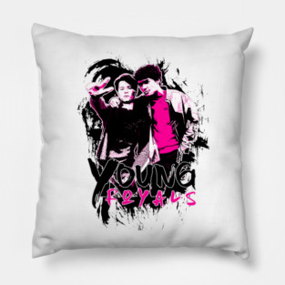 Simon and Wilhelm from the TV show - Young Royals Pillow