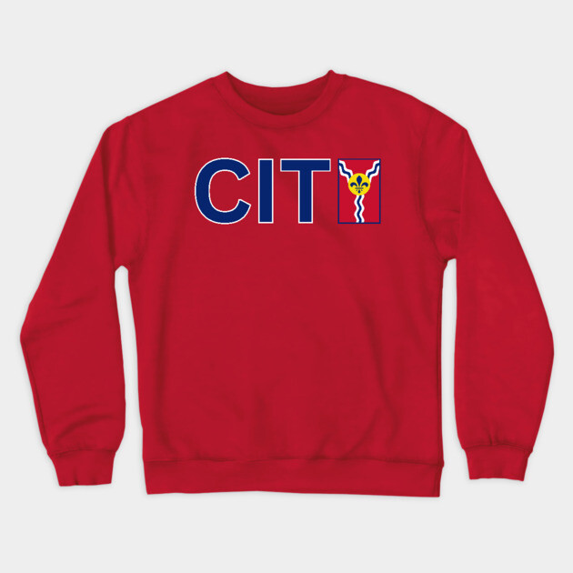 St Louis Soccer Crewneck Sweatshirt by Litehouse Tees