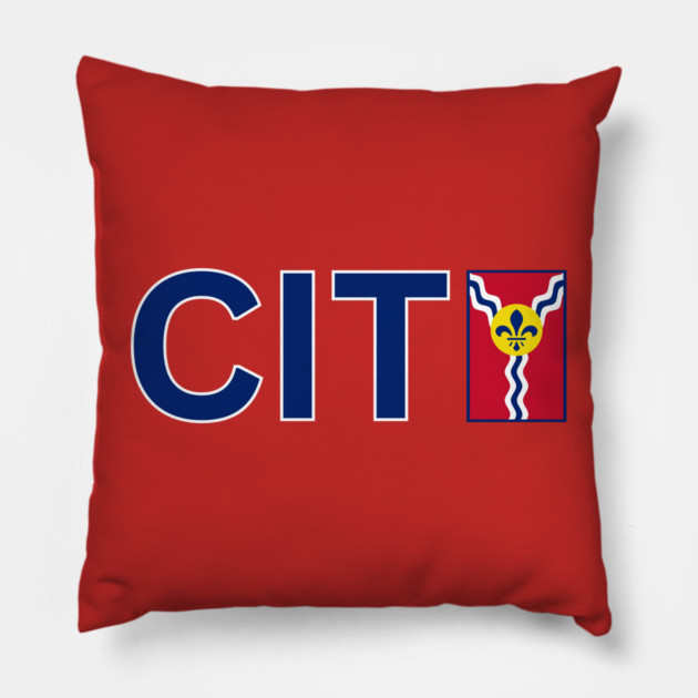 St Louis Soccer Pillow by Litehouse Tees