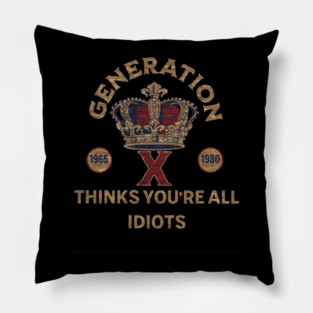 GENERATION "X" Pillow