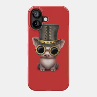 Steampunk Baby Pig Phone Case