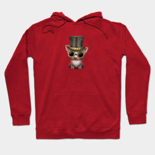 Steampunk Baby Pig Hoodie