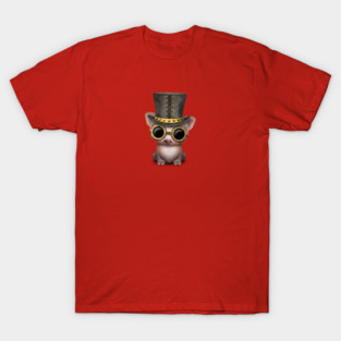 Steampunk Baby Pig T-Shirt