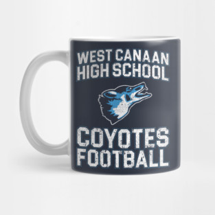 West Canaan High School Coyotes Football - Varsity Blues Mug