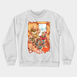 Winter Warmers: The Elf and the Toymaker Crewneck Sweatshirt