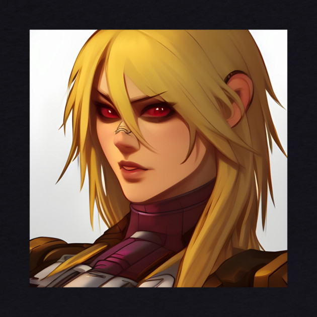 anime red eyes manga by animegirlnft