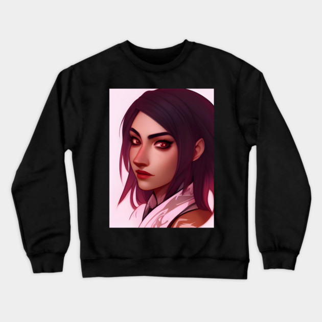 anime style lover gift Crewneck Sweatshirt by animegirlnft