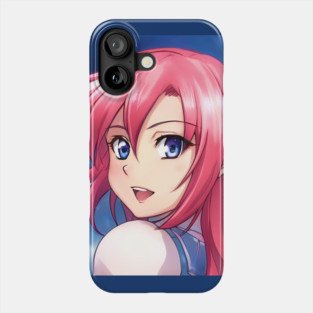 manga pink hair anime girl Phone Case