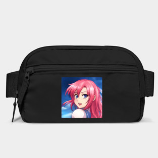 manga pink hair anime girl Bag