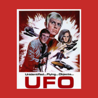 UFO-Retro Poster T-Shirt