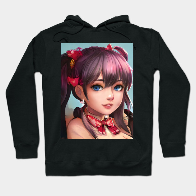 Anime girl manga Hoodie by animegirlnft