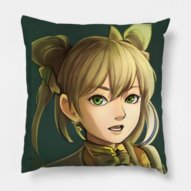 anime charachers Pillow by animegirlnft