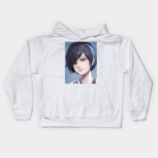 anime and manga girl Kids Hoodie