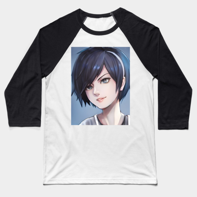 anime and manga girl Baseball T-Shirt by animegirlnft