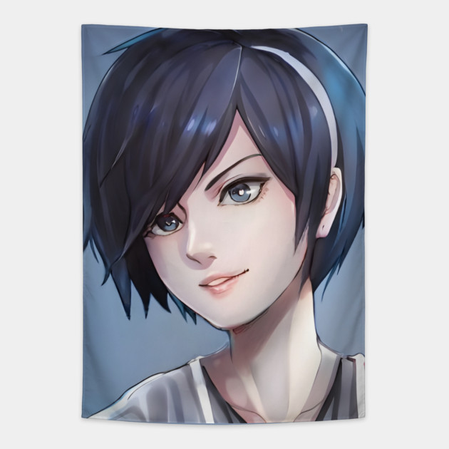 anime and manga girl Tapestry by animegirlnft