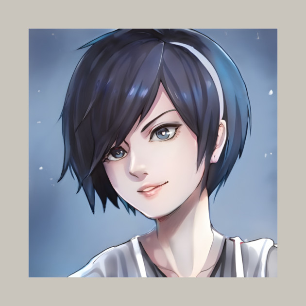 anime and manga girl by animegirlnft