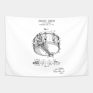 SNARE DRUM patent Tapestry