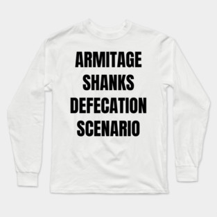 Armitage Shanks Defecation Scenario Long Sleeve T-Shirt