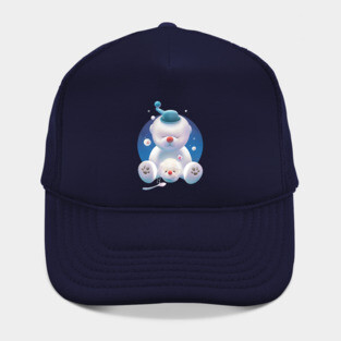 Bichon Frise Shaved Ice - Cute Kakigori Dessert Hat