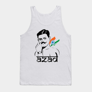 Chandra Shekhar Azad Indian Freedom Fighter Tank Top