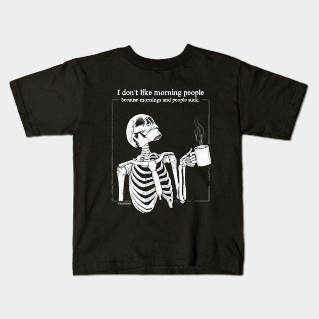 At Least There's Coffee Kids T-Shirt by Tommy Devoid
