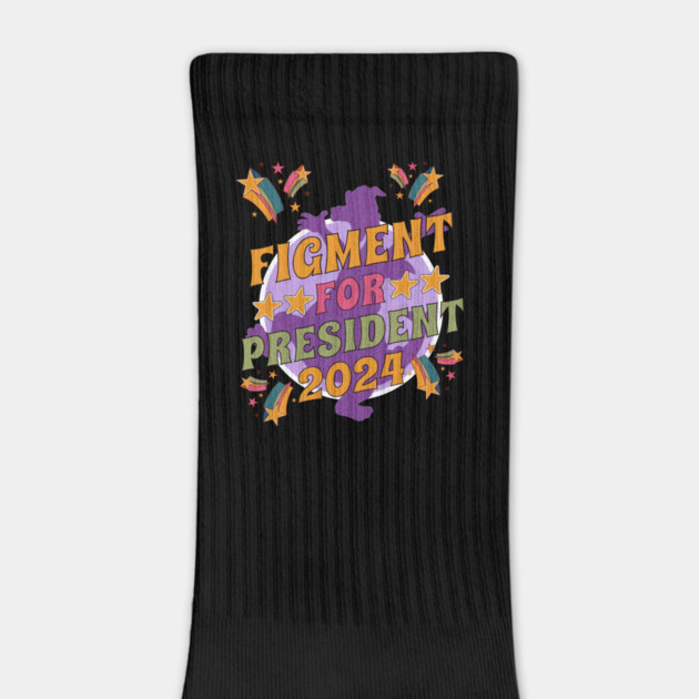 Figment For President 2024 world showcase Theme Park Distressed Design by Joaddo