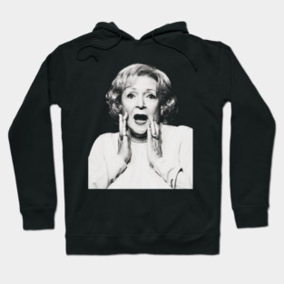 betty white Funny face Hoodie