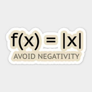 Avoid negativity Sticker
