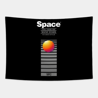 Space Retro Tapestry