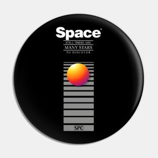 Space Retro Pin