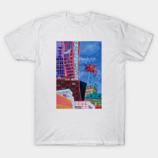Pegasus Over Dallas T-Shirt