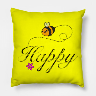 Bee happy Pillow