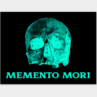 Memento Mori Colorful skull Posters and Art