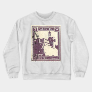 Palestine Stamp, 1920s Crewneck Sweatshirt
