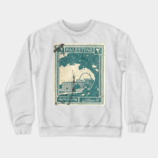Palestine Stamp, 1920s Crewneck Sweatshirt