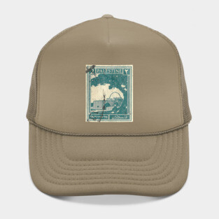 Palestine Stamp, 1920s Hat