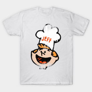 Jeff - Retro Burger Chef Mascot T-Shirt