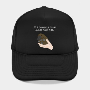 It's dangerous to go alone! Take this baby platypus. Hat