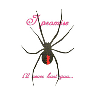Black Widow Spider - I Promise T-Shirt