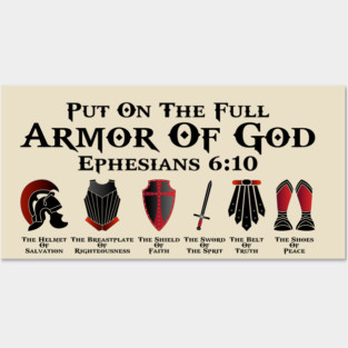 Put On The Full Armor Of God Posters and Art