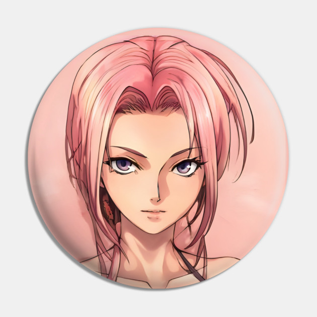 Manga charaters Anime Girl Pink Body Pin by animegirlnft