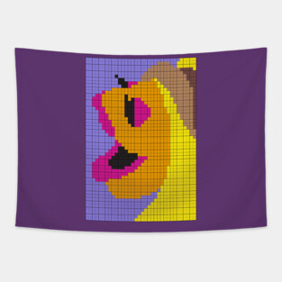 POXELART - The Electric Mayhem's Janice(from The Muppets) Tapestry