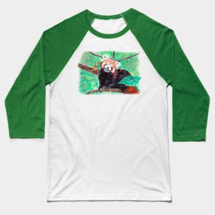 Red Panda Baseball T-Shirt
