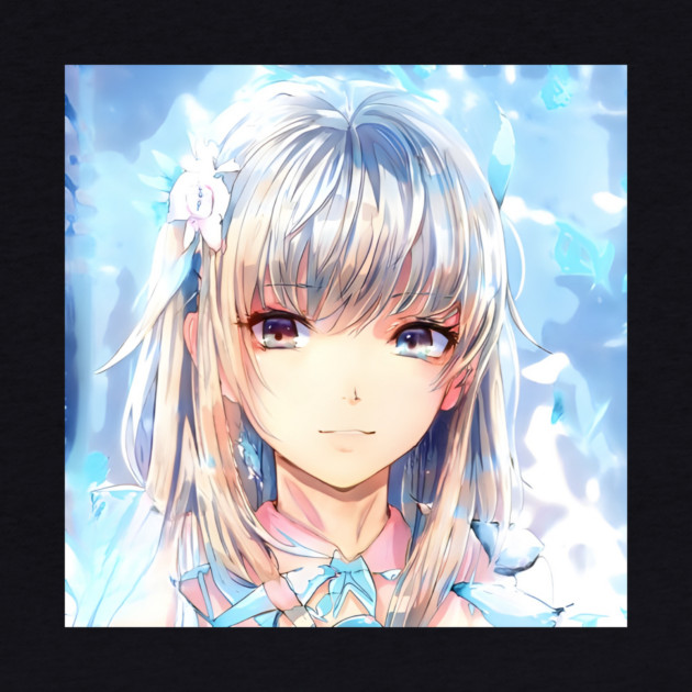 Flower Awesome Anime Girl Manga by animegirlnft